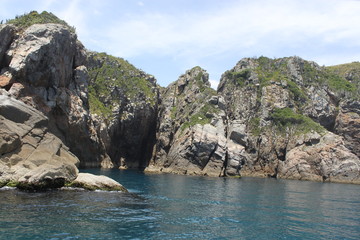 The wonderful formations of a tropical region