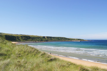 Melvich Beach and Melvich Bay in the Scottish highlands