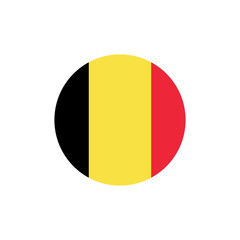 Fototapeta premium vector illustration of Belgium flag sign symbol