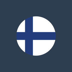 Fototapeta premium vector illustration of Finland flag