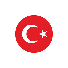 Obraz premium vector illustration of Turkey flag sign symbol