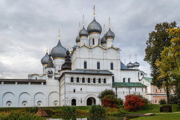 Fototapeta na wymiar Rostov Kremlin in the city of Rostov the Great. Russia.