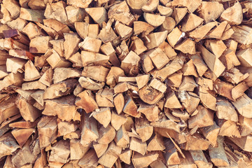 Harvesting firewood for the winter, texture, background