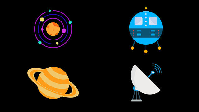 Space Travel Icons