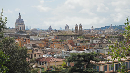 Fototapeta na wymiar Rome city panorama