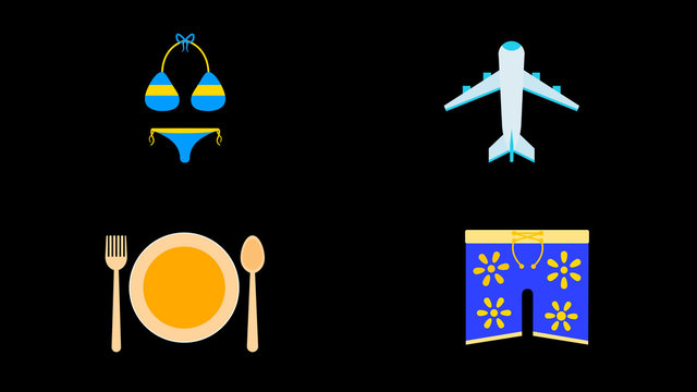 Travel Vacation Icons
