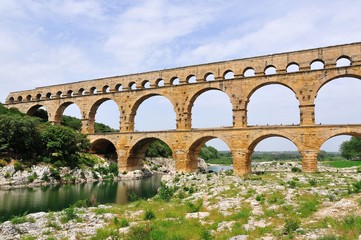 Fototapeta premium Pont du Gard, France
