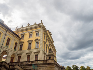 Fototapeta na wymiar Ludwigsburg, Germany - Sep, 28th 2019: Ludwigsburg Palace, also known as the 