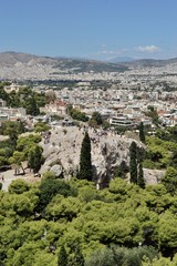 Fototapeta na wymiar view of the city of athens