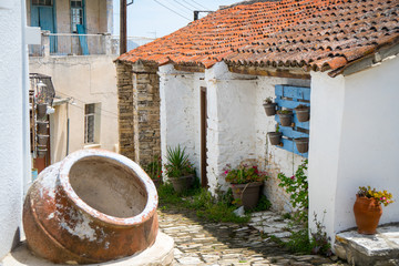 Old Village in Cyprus with historic buildings