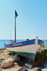 boat on the beach