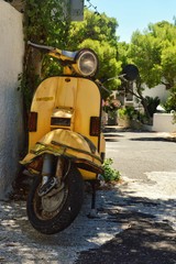 scooter on the street