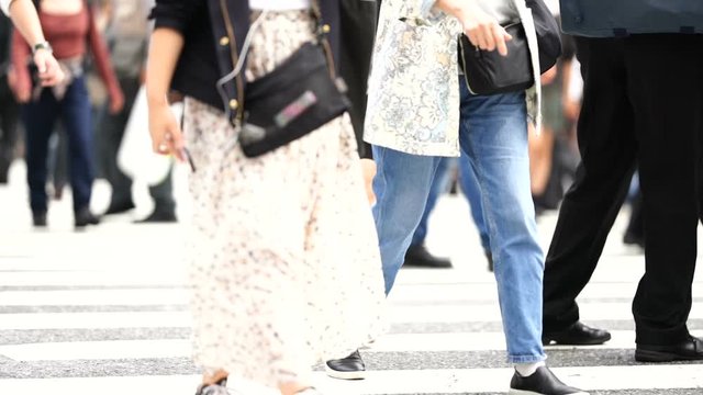 東京　渋谷スクランブル交差点　10月　2019　フルサイズ　135mmF1.8 開放