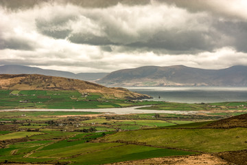 Fototapeta na wymiar Ring of Dingle Peninsula Kerry Ireland An Searrach Rock Stone view landscape seascape