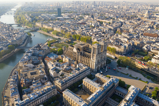 Notre Dame Cathedral after the fire, Paris