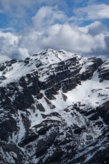 Camapanario (also kanown as Dos Hermanitos) peak in Ancares Mountains, León, Spain.