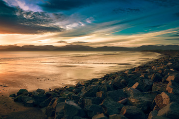 View on Glenbeigh Beach Kerry Ireland Rosbeigh landscape seascape