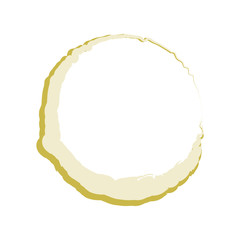 Coffee or tea stains - modern vector isolated clip art on white background. Splashes of cups, mugs and drops. Use this high quality set for your menu, bar, cafe, restaurant