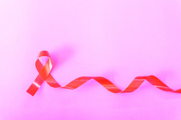 Red Ribbon Support HIV, AIDS