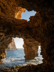  underground cave by the sea