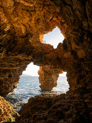  underground cave by the sea
