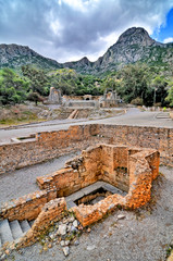 Zaghouan  - sacred fountain structure was built over the spring, Tunisia