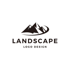 landscape montain logo design inspiration