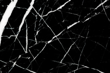 Black marble texture stone background.