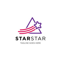 star logo and icon vector illustration design template