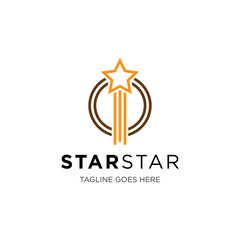 star logo and icon vector illustration design template