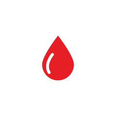 Fototapeta premium Blood logo template vector icon illustration