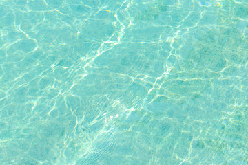 Swimming pool and sunlight reflection