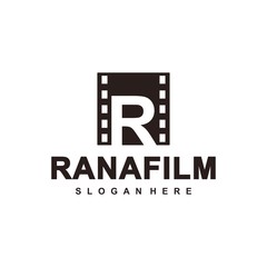 film logo template, design vector