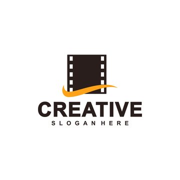 film logo template, design vector