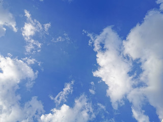 blue sky with clouds