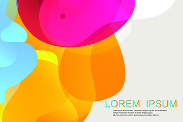 Abstract liquid background Vector 