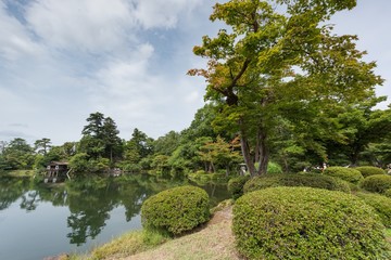 Fototapeta na wymiar Kenrokuen Garden in Kanazawa, Japan