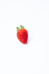 Strawberries isolated on white background