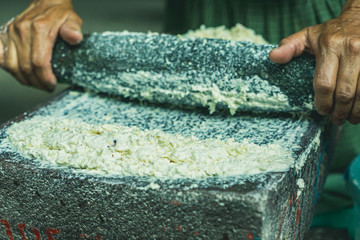 Zapotec Mexican Traditional Food preparations, Oaxaca, Mexico