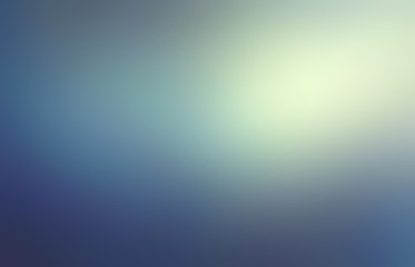 Cloudy sky blur texture. Muted blue shade and yellow light abstract pattern. Smoky background.