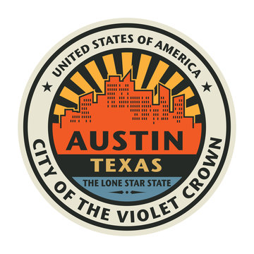Austin, Texas stamp