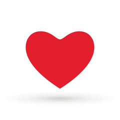 Heart Icon Vector. Valentine heart Icon Drawing.
