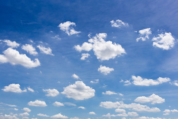 Fototapeta premium Blue sky background with clouds.
