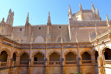Gothic cupola of Monasterio San Juan de los Reyes or Monastery of Saint John of the Kings in...