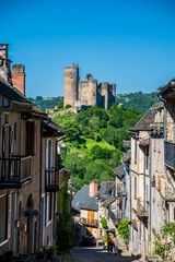 Najac, Aveyron, Occitanie, France.
