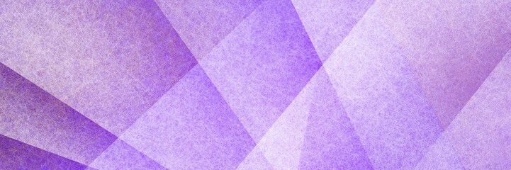 Fototapeta premium Abstract modern background in purple colors and contemporary triangle square and block shapes layered in random geometric art pattern with fine texture
