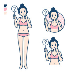 simple underwear woman_question panel