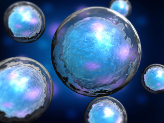 Human cells background. 3d render.