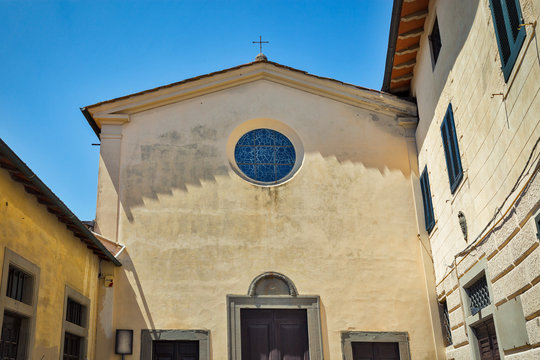 Montopoli in Val d'Arno ancient architecture. Tuscany, Itaky.