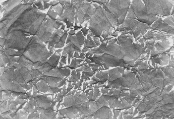 VINTAGE GREY CRUMPLED PAPER TEXTURE